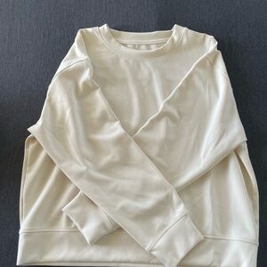 Cream Long Sleeve Sweatshirt